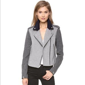 Theory Adashi K Wool Blend Moto Jacket